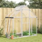 vidaXL Sere cu cadru de baza, argintiu, 169x114x195 cm, aluminiu GartenMobel Dekor (4005822)