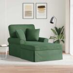 vidaXL Chaise Lounge cu fusta cu perna Verde Jungla 91 x 157 x 91 cm GartenMobel Dekor (42022952)