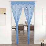 vidaXL Perdea macrame, albastru, 140 x 240 cm, bumbac GartenMobel Dekor (323986)
