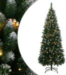 vidaXL Brad de Craciun artificial 150 LED-uri 120 cm GartenMobel Dekor (3315748)