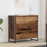 vidaXL Bufet cu sertar Lemn Vechi 79 x 36 x 75.5 cm Lemn compozit GartenMobel Dekor (886598) Comoda