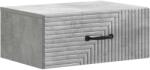 vidaXL Noptiera suspendata cu sertar, gri beton, 49 x 34, 5 x 20 cm (898621)