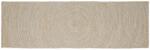 vidaXL Covor Natural si Alb 80 x 250 cm Iuta GartenMobel Dekor (42010599) Covor