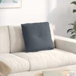 vidaXL Perna pentru spate Gri închis 50 x 45 cm Tesatura din corduroy GartenMobel Dekor (42014633)