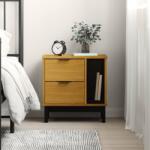 vidaXL Noptiera FLAM, 49x35x50 cm, lemn masiv de pin GartenMobel Dekor (357813)