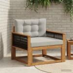 vidaXL Canapea Medie pentru Exterior natural GartenMobel Dekor (3438850) Canapea
