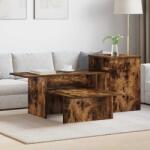 vidaXL Masa de consola Stejar fumuriu 80 x 50 x 225 cm Lemn compozit GartenMobel Dekor (891164)