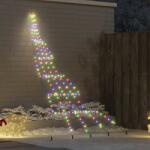 vidaXL Brad de Craciun LED cu 168 LED Multicolour 511 cm Metal GartenMobel Dekor (42018743)