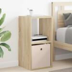 vidaXL Noptiera Stejar Sonoma 35 x 32 x 68, 5 cm Lemn compozit GartenMobel Dekor (8000632)