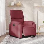 vidaXL Fotoliu rabatabil electric, rosu vin, material textil GartenMobel Dekor (3204803)