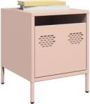 vidaXL Noptiere, 2 buc. , roz, 35x39x43, 5 cm, otel GartenMobel Dekor (851247)
