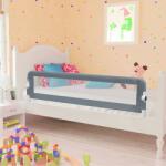 vidaXL Balustrada de protectie pat copii, gri, 120x42 cm, poliester GartenMobel Dekor (10176)