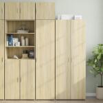 vidaXL Dulap de depozitare slim, stejar sonoma, 45x42, 5x225cm, lemn GartenMobel Dekor (3281289) Comoda