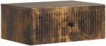 vidaXL Noptiera suspendata stejar fumuriu cu sertar, 49 x 34, 5 x 20 cm (897945)