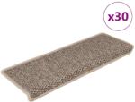 vidaXL Covorase scari autoadezive, 30 buc. bej 65x21x4 cm aspect sisal GartenMobel Dekor (3365890) Covor