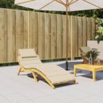 vidaXL Perna de sezlong, bej, 186x58x3 cm, textil oxford GartenMobel Dekor (314161)