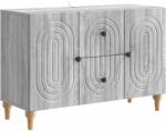 vidaXL Cabinet TV Sonoma gri 89 x 34, 5 x 60 cm Lemn prelucrat GartenMobel Dekor (894201) Comoda