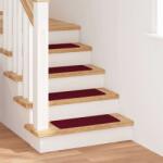 vidaXL Talpici Antiderapante pentru Trepte 15 pcs Bordo 60 x 25 cm PP GartenMobel Dekor (4019812) Covor