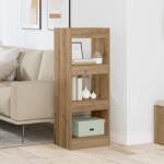 vidaXL Dulap pentru carti stejar artizanal 40 x 30 x 103 cm GartenMobel Dekor (880454) Biblioteca
