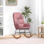 vidaXL Scaun balansoar, roz, catifea GartenMobel Dekor (4102625) Balansoar