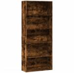 vidaXL Biblioteca, stejar fumuriu, 80x30x189 cm, lemn prelucrat GartenMobel Dekor (3314673) Biblioteca