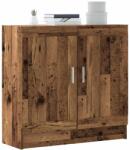 vidaXL Biblioteca, lemn vechi, 82, 5x30, 5x80 cm, lemn prelucrat GartenMobel Dekor (856146) Biblioteca