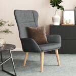 vidaXL Scaun de relaxare, gri închis, material textil GartenMobel Dekor (341395)