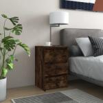 vidaXL Noptiere, 2 buc. , stejar fumuriu, 40x35x62, 5 cm, lemn prelucrat GartenMobel Dekor (815172)
