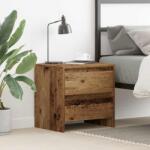vidaXL Noptiera cu 2 sertare, lemn vechi, 45x34x44, 5 cm, lemn compozit (863353)