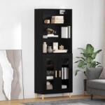 vidaXL Bufet Stejar Negru 69, 5 x 32, 5 x 180 cm Lemn compozit GartenMobel Dekor (3416260) Comoda
