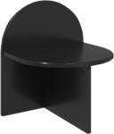 vidaXL Noptiera Stejar Negru 40 x 35, 5 x 45, 5 cm Lemn prelucrat GartenMobel Dekor (8001133)