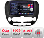Edotec Navigatie Android Kia Soul 2014-2019, QLED 2K, 16GB RAM, 512GB (KIT-soul-2014+EDT-E809-2K)