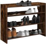 vidaXL Pantofar, stejar fumuriu, 80x25x61, 5 cm, lemn prelucrat GartenMobel Dekor (859918) Pantofar