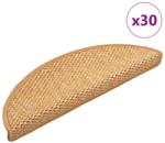 vidaXL Covorase scara autoadezive aspect sisal 30 buc 56x17x3 cm sisal GartenMobel Dekor (3365865) Covor