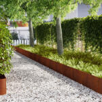 vidaXL Margine pentru gazon 30 pcs Maro 100 x 0.05 x 20 cm GartenMobel Dekor (3335787)