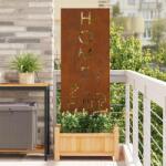 vidaXL Panou Decorativ de Gradina Ruginit 50 x 140 cm GartenMobel Dekor (876342)
