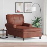 vidaXL sezlong de relaxare Maro Lucios 91 x 157 x 91 cm PU antic GartenMobel Dekor (42022920)