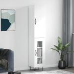 vidaXL Dulap înalt, alb, 34, 5x34x180 cm, lemn prelucrat GartenMobel Dekor (3199073) Comoda