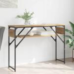 vidaXL MasaConsole Stejar Artizanal 105x30x75cm Lemn compozit GartenMobel Dekor (882882)