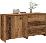 vidaXL Bufeta 2 piese Lemn vechi Lemn prelucrat GartenMobel Dekor (3329177) Comoda