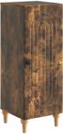 vidaXL Bufet Stejar fumuriu 33 x 34, 5 x 90 cm Lemn prelucrat GartenMobel Dekor (894140) Comoda