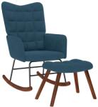 vidaXL Scaun balansoar cu scaun catifea albastra GartenMobel Dekor (4016853) Balansoar