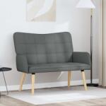 vidaXL Canapea cu doua locuri Gri închis 115 x 61 x 87 cm tesatura GartenMobel Dekor (42028892) Canapea