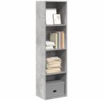 vidaXL Biblioteca, gri beton, 40x30x152 cm, lemn prelucrat GartenMobel Dekor (857879) Biblioteca
