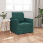 vidaXL Pat canapea Verde închis 74 x 77 x 81 cm tesatura GartenMobel Dekor (4106625) Canapea