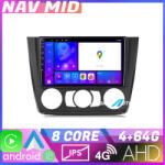 Edotec Navigatie BMW Seria 1 E87 2007-2011 Android 12, 4GB RAM, 64GB, CarPlay (NAV2-9-4+64|K-bmw117-manual)