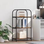 vidaXL Raft pentru carti Lemn vechi 60 x 30 x 109 cm Lemn compozit GartenMobel Dekor (879867) Biblioteca