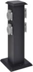 vidaXL Priza de gradina tip "turn" Negru GartenMobel Dekor (41233)