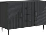 vidaXL Bufet cu sertar Negru 89 x 34, 5 x 60 cm Lemn prelucrat GartenMobel Dekor (894886) Comoda