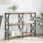 vidaXL Masa de consola Stejar Artizanal 100 x 28 x 80, 5 cm GartenMobel Dekor (882782)